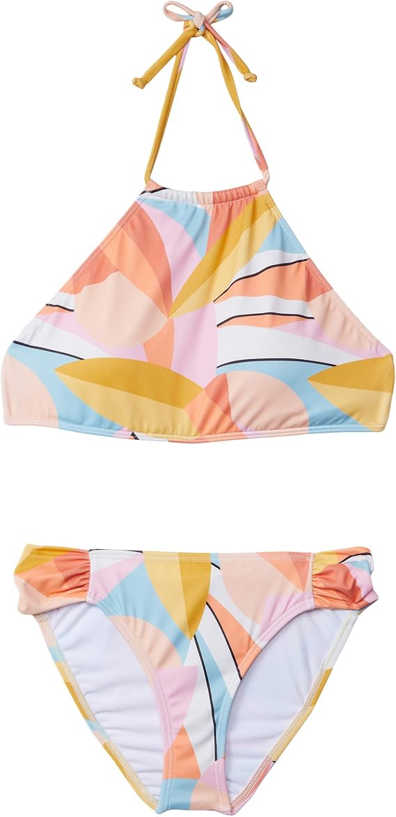 Billabong Girls' High Neck Two Piece Bikini Swim Set