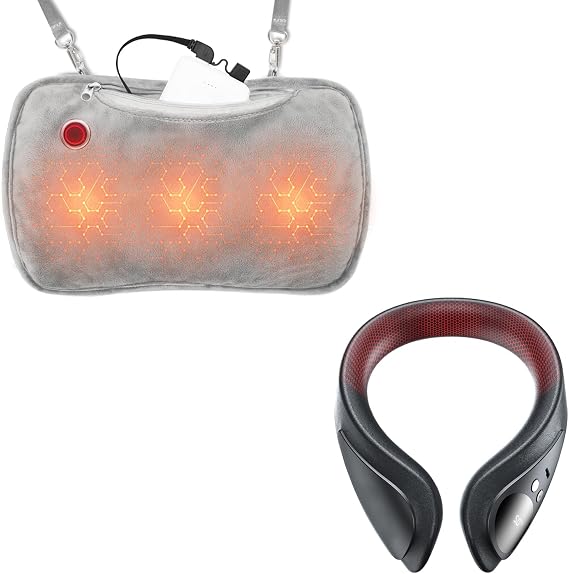 Hand Warmer Pouch and Neck Warmer Bundle