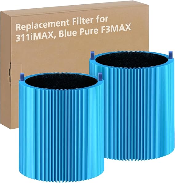 2 Pack 311i Max Replacement Filter for Blue Pure 311i Max Air Purifier