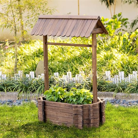 Wooden PlanterFlower Shelf