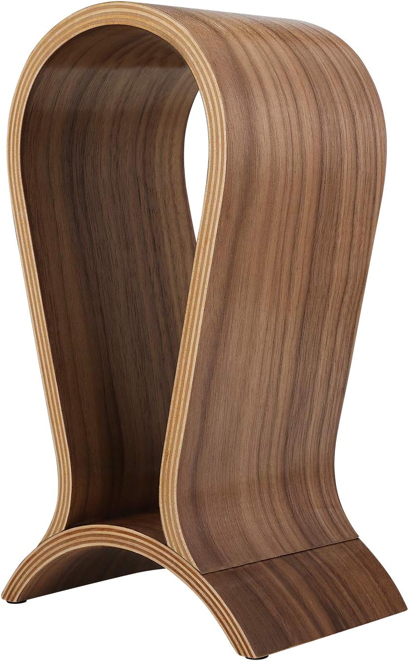 Headphone Stand Wood Gaming Headset Headphone Holder Earphone Stand for Over-ear Headphones