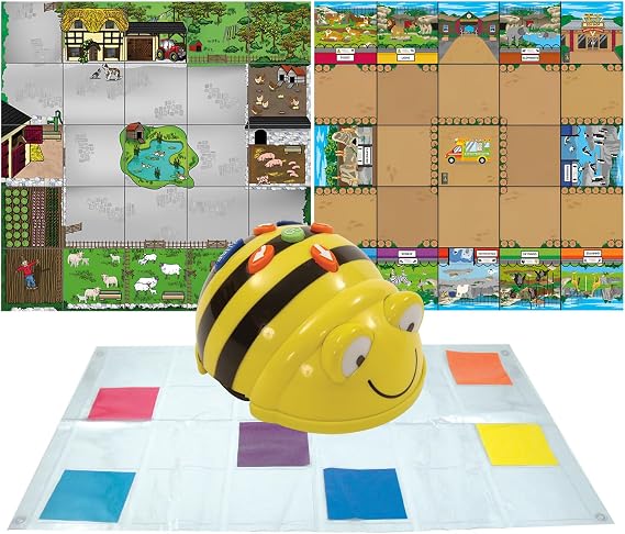 Bee-Bot See & Say + 3 Activity Mats: Farmyard, Zoo & Transparent