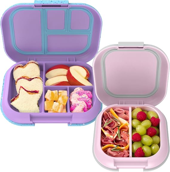 Bentgo Chill Kids (Vivid Orchid) and Chill Mini (Lilac Mist) Lunch Box Set