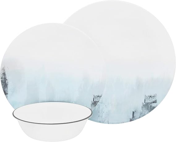 Corelle Tranquil Reflection 12-piece Dinnerware Set, Service for 4