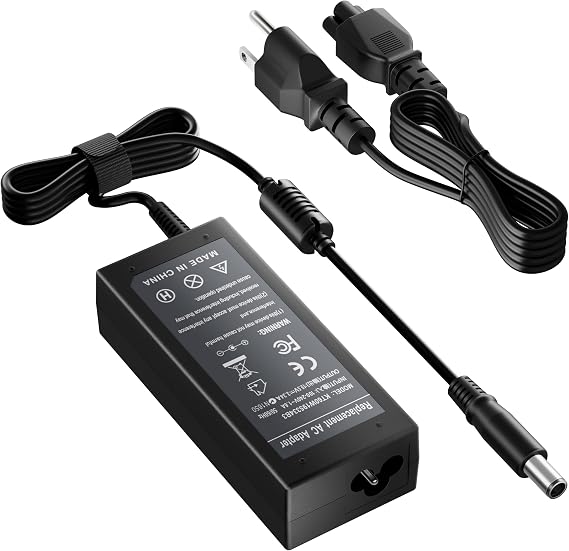 65W Charger Power Supply Adapter for Dell Chromebook 11 3180 3189 3120 3181 P22T P26T LA65NS2-01 PA-12 HA65NM130 06TM1C 09RN2C 6TM1C Y1H45 1XRN1 PA-1900-02D CB1C13 DA65NM111-00 928G4