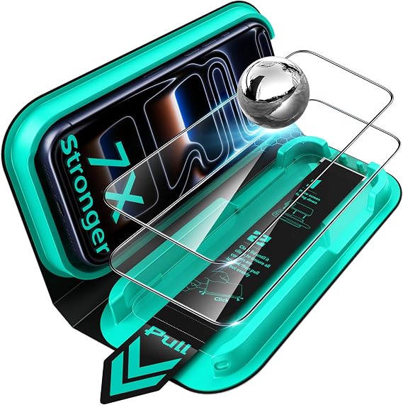 ESR 2 Pack for iPhone 17 Pro Screen Protector, Armorite