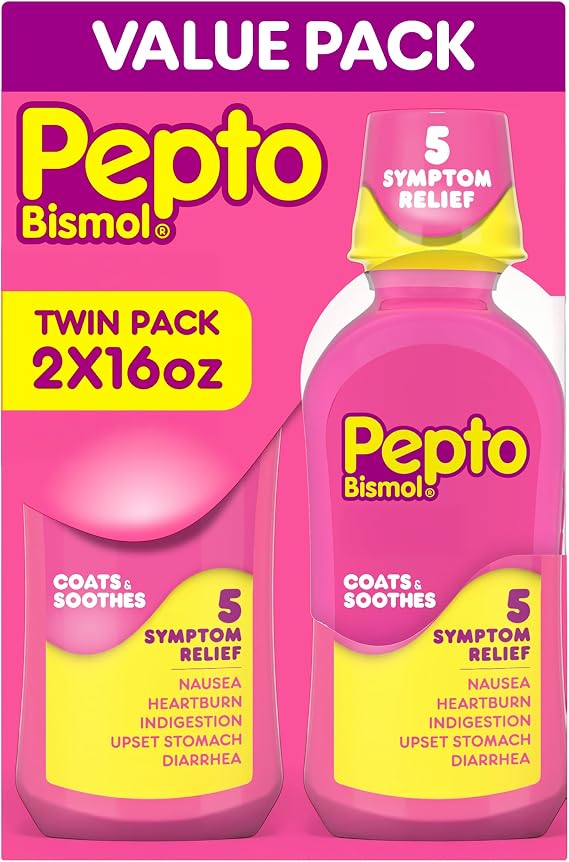 Pepto-Bismol Regular Strength Liquid - Total: 32 oz (16 oz X 2)