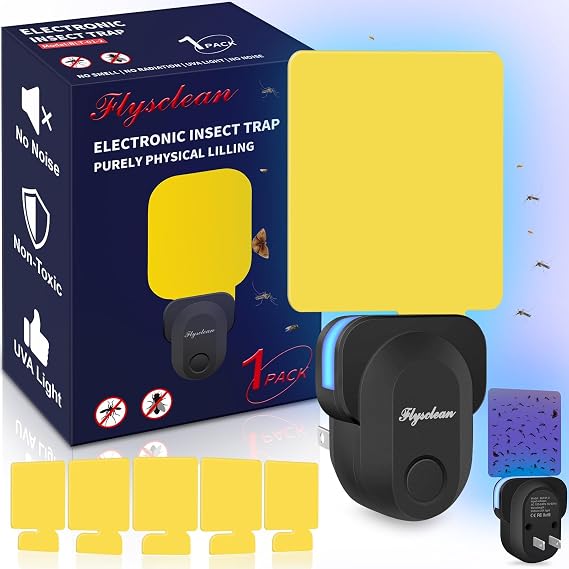 Flying Insect Trap Plug-in, Indoor Mosquito & Gnat Killer