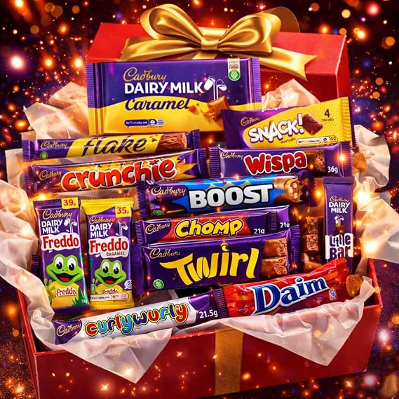 Cadbury Chocolate Bar Bundle (13 Items) - 1 Box