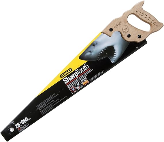 Stanley Hand Tools 20-065 26" 12 TPI SharpTooth Hand Saw