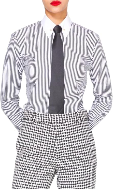 Button Down Blouse (Tie Not Included)