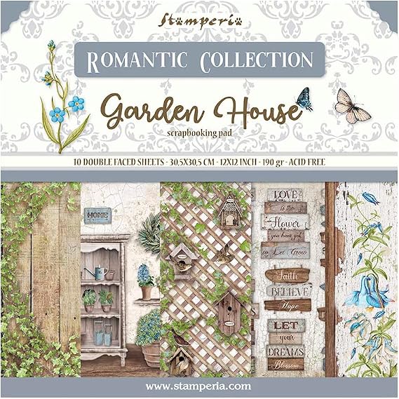 Paper PAD 12X12 10PK Garden HSE