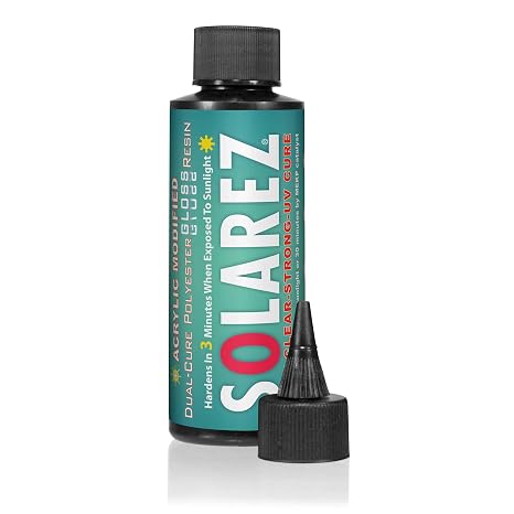 Acrylic Modified Polyester Gloss Resin Dual Cure (4oz) ~ Fiberglass Manufacturing Epoxy, Surfboards, Boat & PWC Repair, Canoes & Kayaks Composites, Fabrication, Wood, Pool, Spa, Other (4oz)