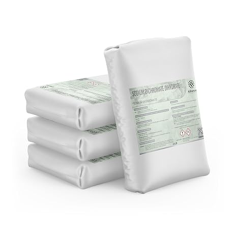 Sodium Dichromate Dihydrate - 2 Pack (110 lbs.) for Industrial Cleaning, Oxidation processes, Metal Surface Treatment, Pigment Production, and Chemical Synthesis