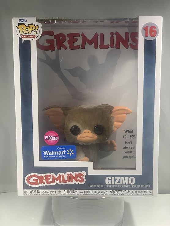 Funko Gremlins VHS Cover Limited Edition Exclusive with Flocked Gizmo Pop! Figure in Display Case