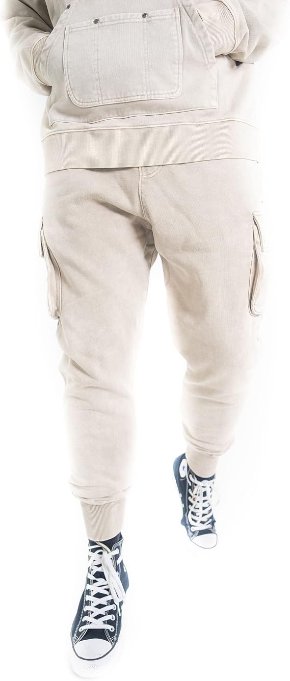 Fubu Men's Signature Washed Utility Jogger