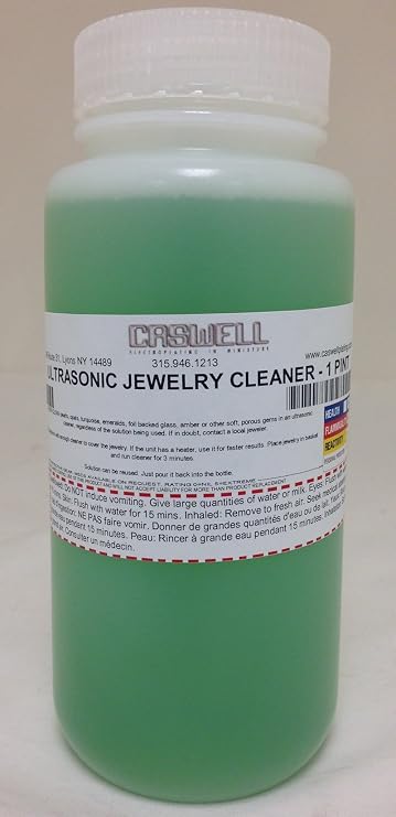 Caswell Ultrasonic Jewelry Cleaning Solution - 1 Pint