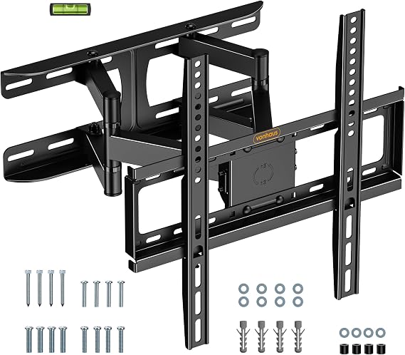 VonHaus 23-56 Inch TV Wall Bracket – Tilt and Swivel Mount for VESA Compatible Screens, 45kg Weight Capacity