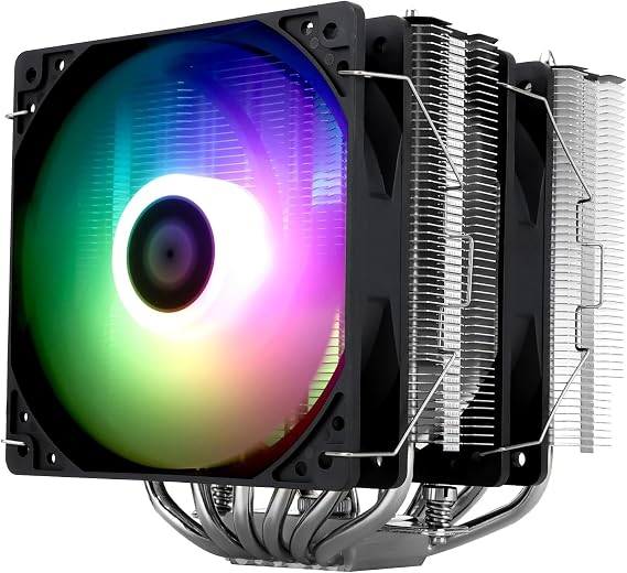 Thermalright Peerless Assassin 120 SE ARGB CPU Air Cooler, 6 Heat Pipes Cpu cooler, Dual TL-C12C-S PWM Fan, Aluminium Heatsink Cover, AGHP Technology, for AMD AM4/AM5/Intel LGA1700/115X/1155/1200/1851