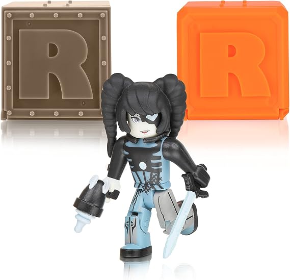 Roblox Action Collection - Star Sorority: Cyborg Zara Figure Pack + 2 Mystery Figures Set Includes 3 Exclusive Virtual Items