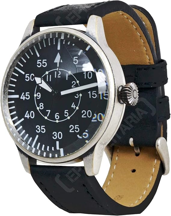 Mil-Tec Aviator Watch Retro Mech. Dial