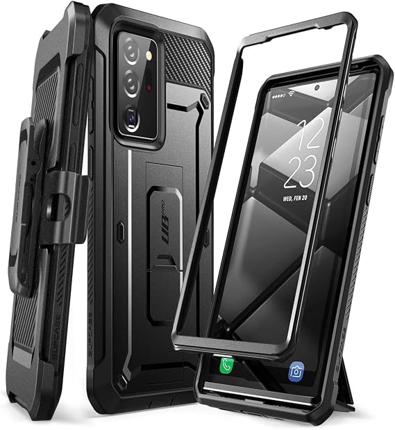 SUPCASE for Samsung Galaxy Note 20 Ultra Case (2020) with Stand, Black