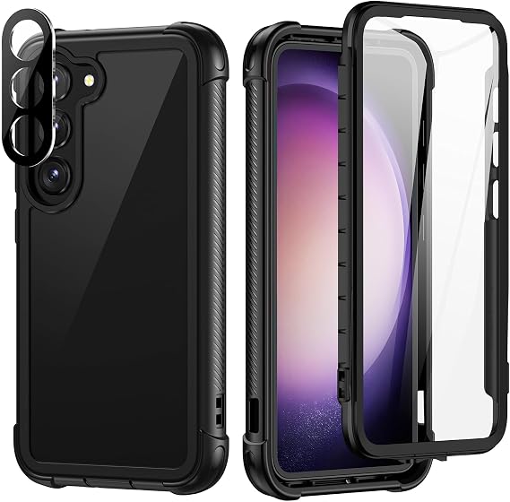 seacosmo Designed for Samsung Galaxy S23+ Plus Phone Case Black