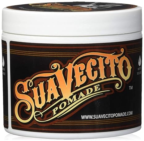Suavecito Pomade Original Hold -Medium Hold Hair Pomade For Men - Medium Shine Water Based Wax Like Flake Free Hair Gel - Easy To Wash Out - All Day Hold For All Hairstyles
