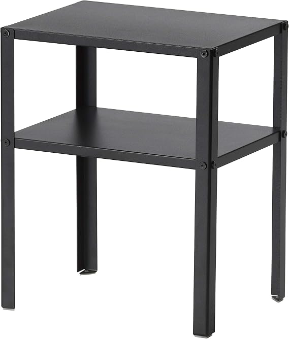 Ikea KNARREVIK Side Table, Black, 14.6 x 11.0 inches 37 x 28 cm