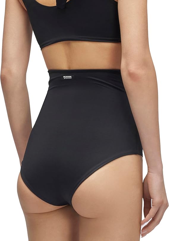 SUNDEK Solid High Waist Bikini Bottom