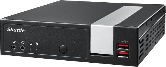Shuttle XPC Slim DL20N Barebone System - Slim PC - Socket BGA-1338 - Intel Celeron N4505 Dual-core (2 Core)