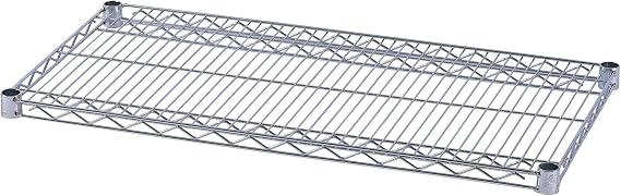 Alera ALE Industrial Wire Shelving Extra Wire Shelves, 36w x 18d, Silver (Case of 2 Shelves)