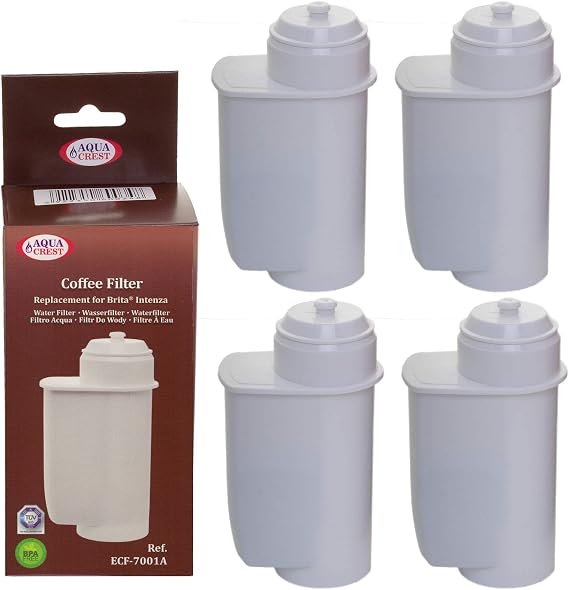 EcoAqua 5 x Water Filter for Bosch VeroBar Siemens EQ3 EQ5 EQ6 EQ8 +9 Compatible with Brita Intenza