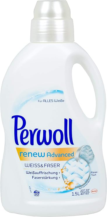 Perwoll White Liquid Detergent - Renew Advanced - 1500 ml 20 Loads