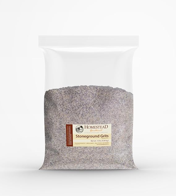 Stone Ground Grits (10 LBS, Blue Corn Grits)