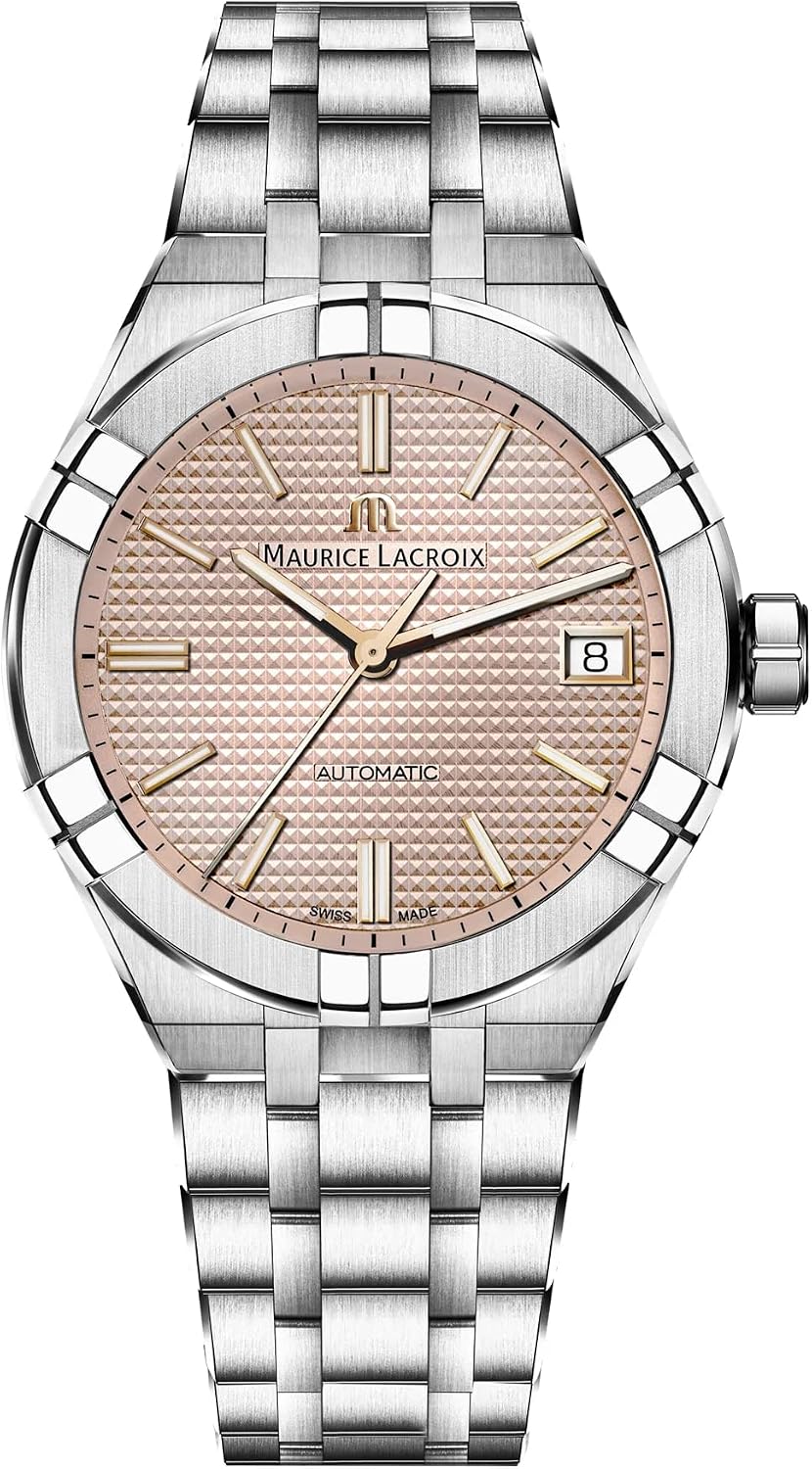 Maurice Lacroix Aikon 39mm Ecru Dial Swiss Automatic Watch AI6007-SS002-731-1