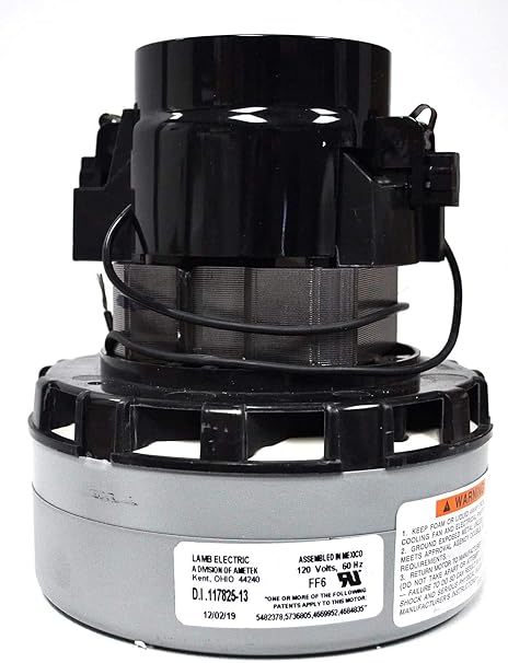 Ametek Lamb 5.7 Inch 2 Stage 120 Volt B/B Acustek Peripheral Bypass Motor 117825-13