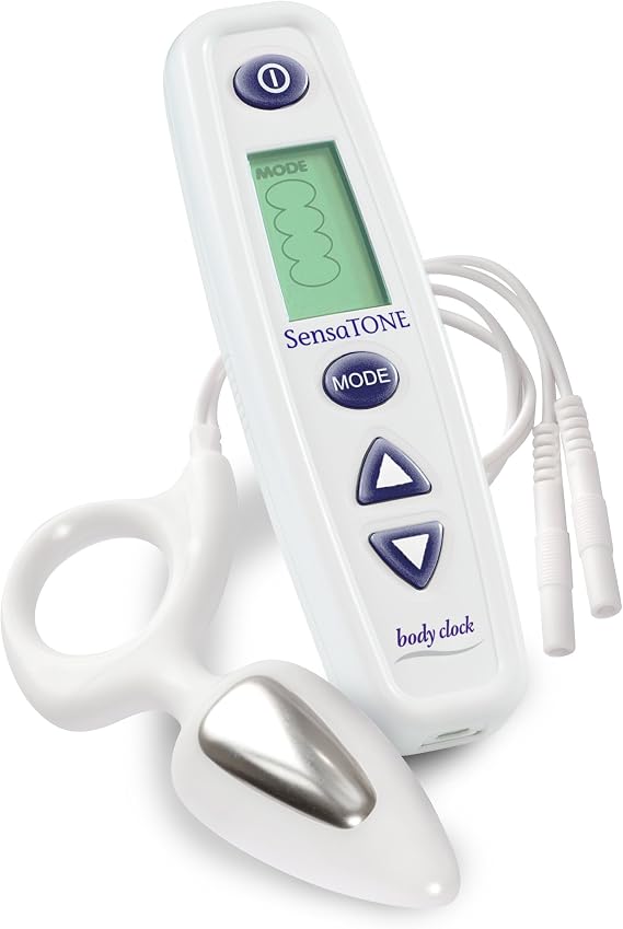 Body Clock SensaTONE for Men is a Medical Pelvic Floor Stimulator with Internal Probe, Delivering targeted Electrical Muscle Stimulation (EMS) to Help Strengthen Male Pelvic Floor Muscles.