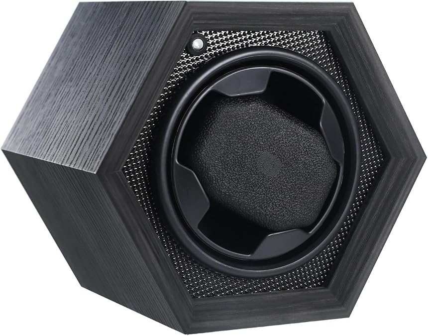 Automatic Single Watch Winder with Quiet Mute Function,2 Rotation Modes Automatic Watch Winder Box for Men's and Women's Watches