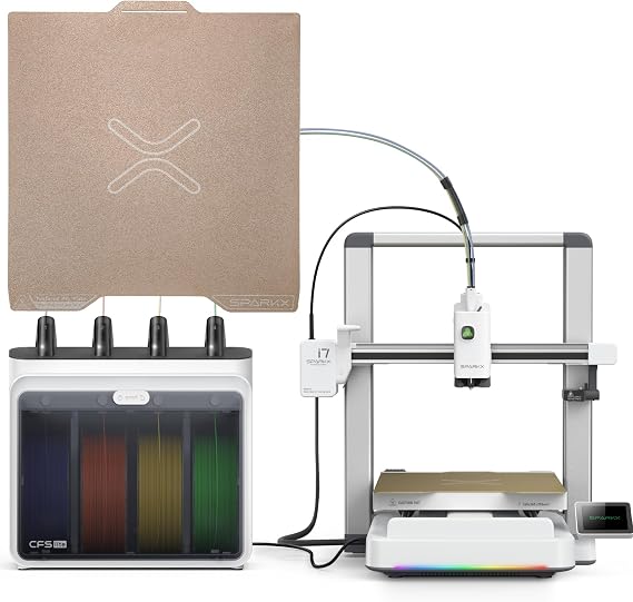 Creality SPARKX I7 Combo 3D Printer Bundle with Double-Sided Gold Texture Print Bed