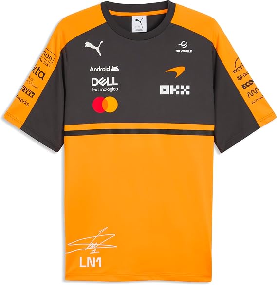 PUMA McLaren F1 2026 Men's Lando Norris Driver Tshirt - Orange