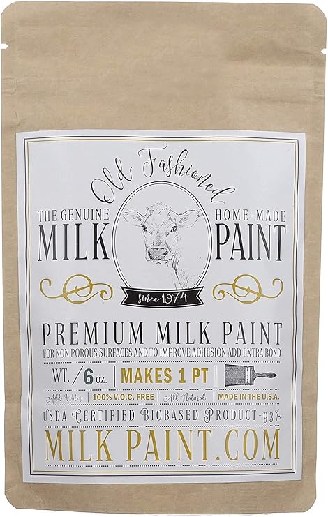Old Fashioned Milk Paint Color: Buttermilk, Pint Packaged As Powder