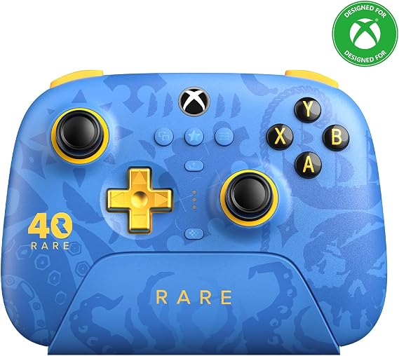 8BitDo Ultimate 3-mode Wireless Controller for Xbox, Hall Effect Joysticks, Pro Back Buttons, Compatibility with Xbox Series X|S & Xbox One, Apple, Windows PC & Android - Rare 40th Anniversary Edition