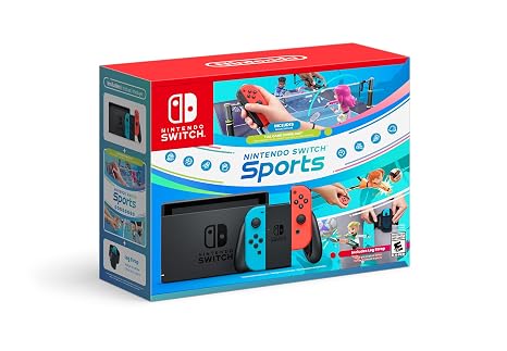 Nintendo Switch with Switch Sports + Leg Strap Bundle Switch Sports Bundle Edition