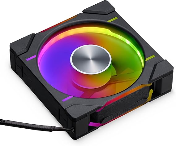 PHANTEKS D30 PWM Regular Airflow D-RGB fan - 120 mm, siyah