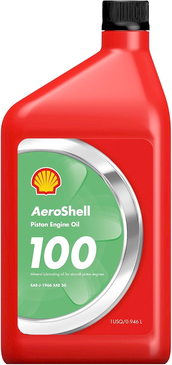 Aeroshell SHAE100Q-13 100 Shell Aviation Oil, 1 quart