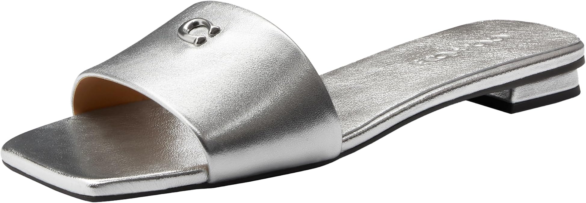 COACH Women's Sculpted C Flat Sandal