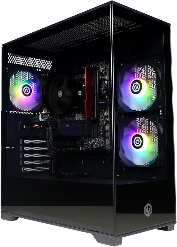 CyberPowerPC Wyvern Gaming PC - 650W PSU, Nvidia RTX 5060, 1TB NVMe SSD, Windows 11, AMD Ryzen 7 8700F