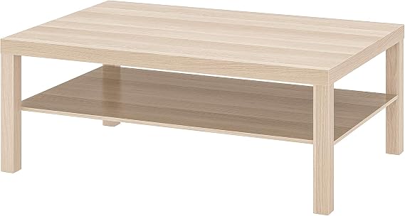 IKEA Lack Coffee Table, 118x78 cm, White Stained Oak Effect