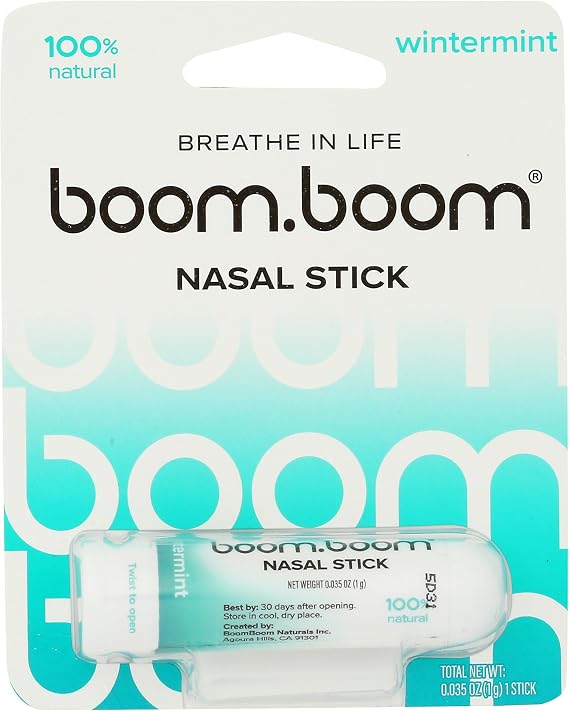 Boomboom Naturals Inhaler Nasal Wntrmnt 1Pk, 1 ea